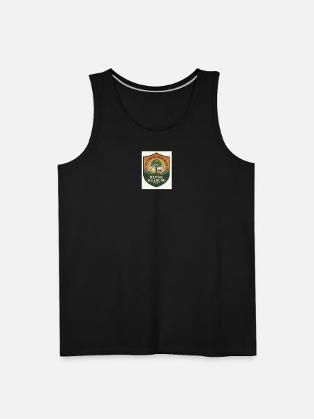 Mind Growth Shield Patch - Men's Premium Tank - black