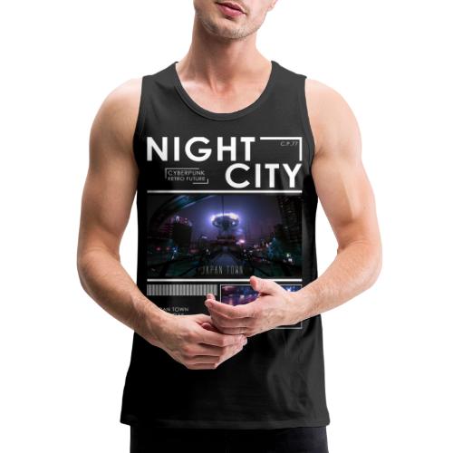 Night City Japan Town - Men's Premium Tank