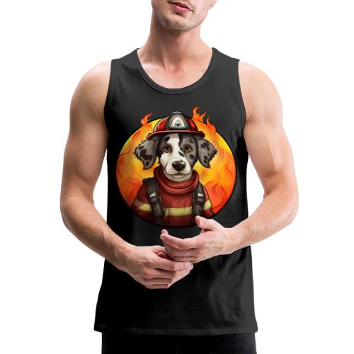 Dog Firefighter - Men's Premium Tank