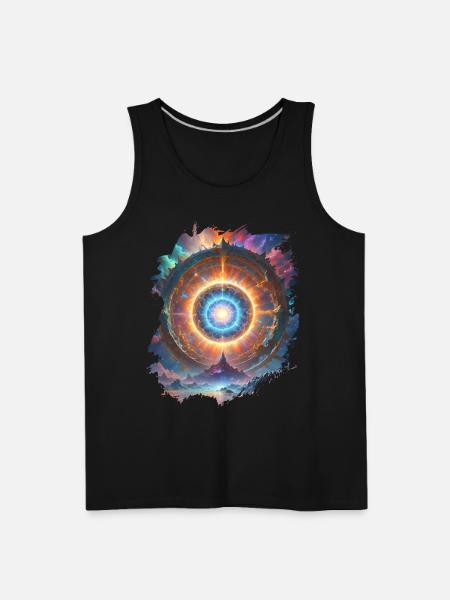 fractal - Men's Premium Tank - black