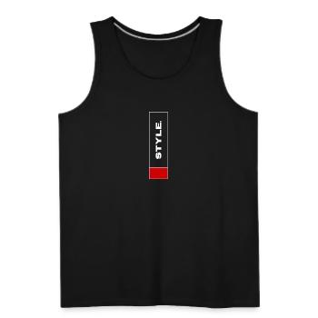 Style - Men's Premium Tank - black - Front