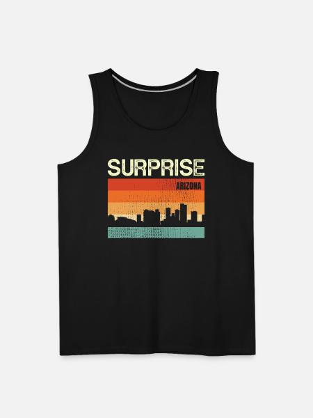 Surprise - Men's Premium Tank - black