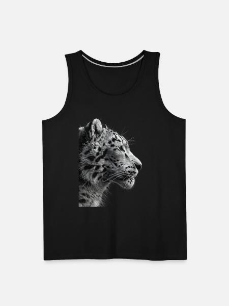 Snow Leopard - Men's Premium Tank - black