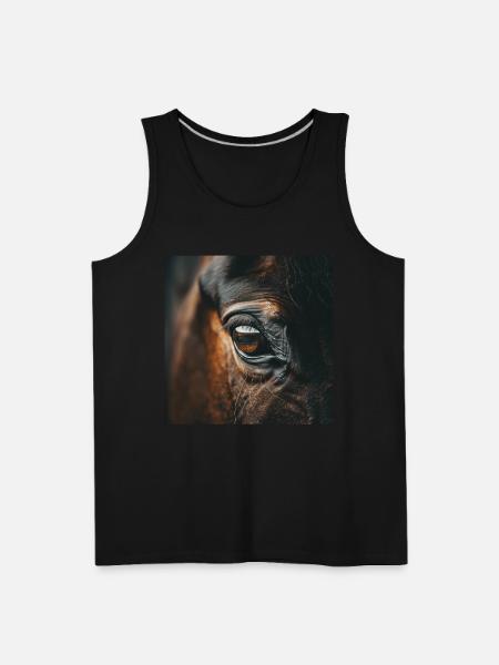 Horse - Men's Premium Tank - black