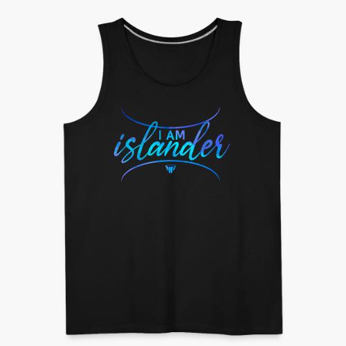 I am Islander (Blue) - Men's Premium Tank