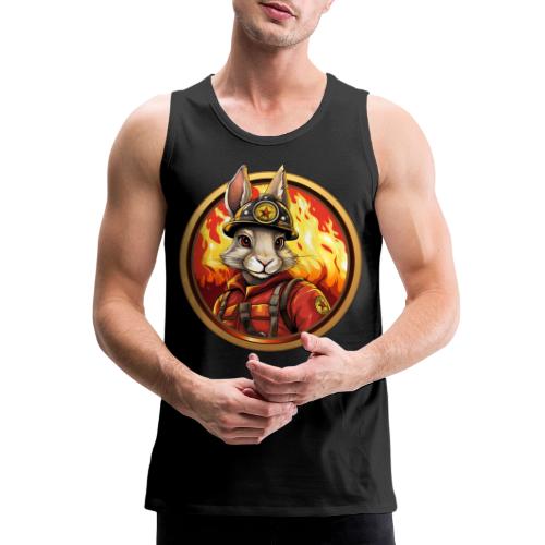 Rabbit Firefighter - Men's Premium Tank