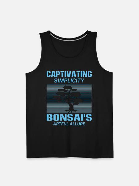 Bonsai Tree - Men's Premium Tank - black
