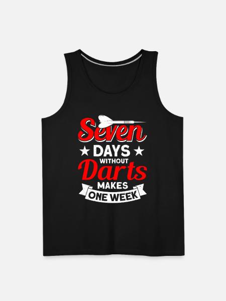 Darts Dart Player - Men's Premium Tank - black
