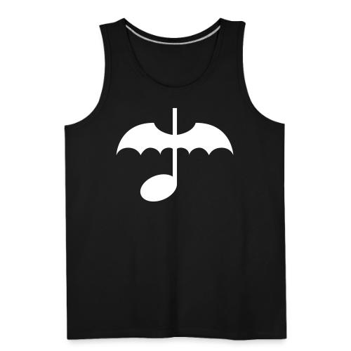 Music Note with Bat Wings - Men's Premium Tank