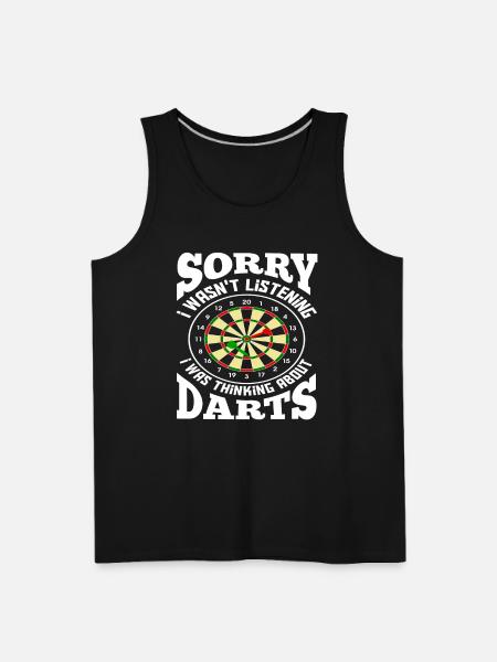 Darts Darts - Men's Premium Tank - black