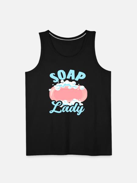 Soap Making Soap Lady - Men's Premium Tank - black