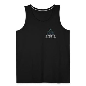 AI Generates Options... Humans Decide - Men's Premium Tank - black - Front