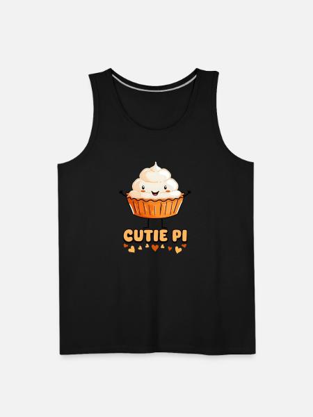 Pumpkin Pie Cutie Pie - Men's Premium Tank - black