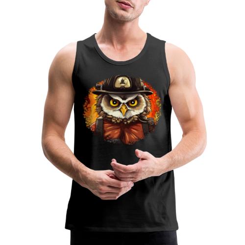 Owl Firefighter - Men's Premium Tank