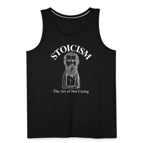 Stoicism The Art of Not Caring – Zeno of Citium - Men's Premium Tank