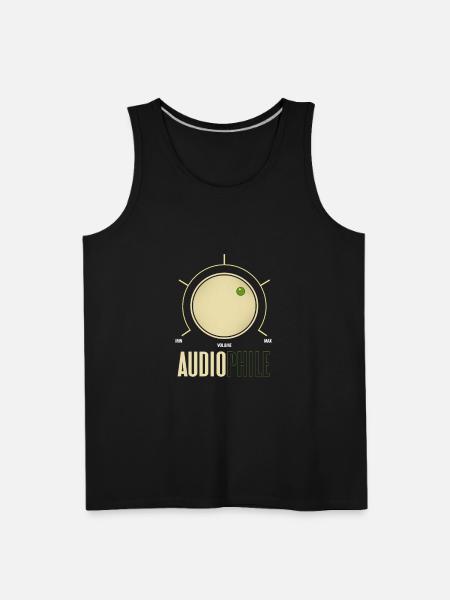 Audiophile - Men's Premium Tank - black