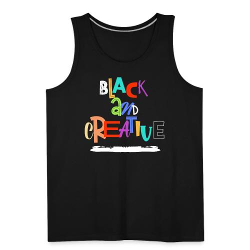 BLACK AND CREATIVE - Men's Premium Tank