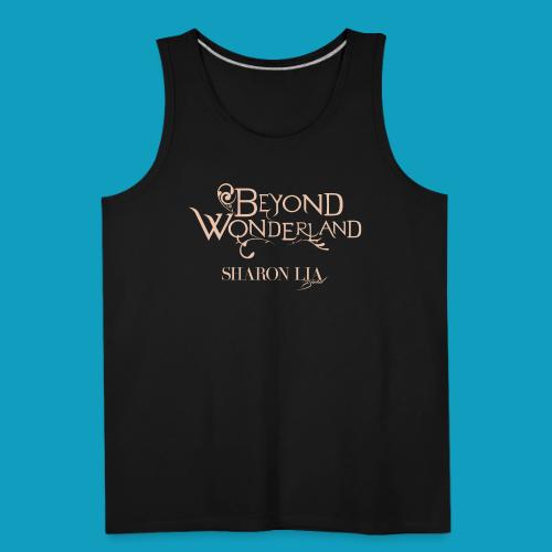 Beyond Wonderland Beige Logo - Men's Premium Tank