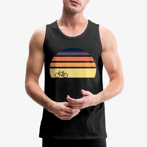 Bicycle Sunset - Men's Premium Tank