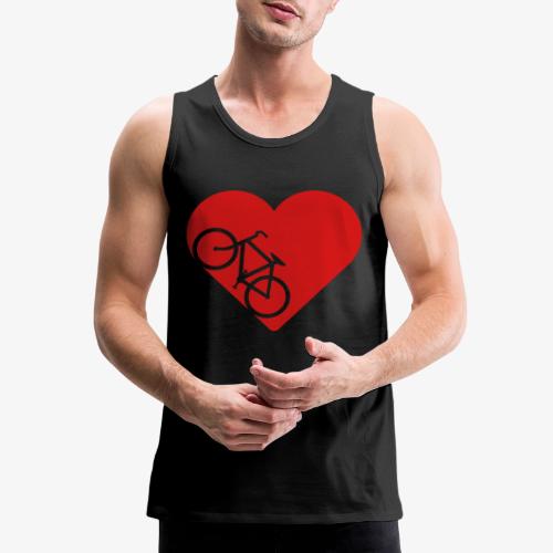 Bike in heart - Men's Premium Tank