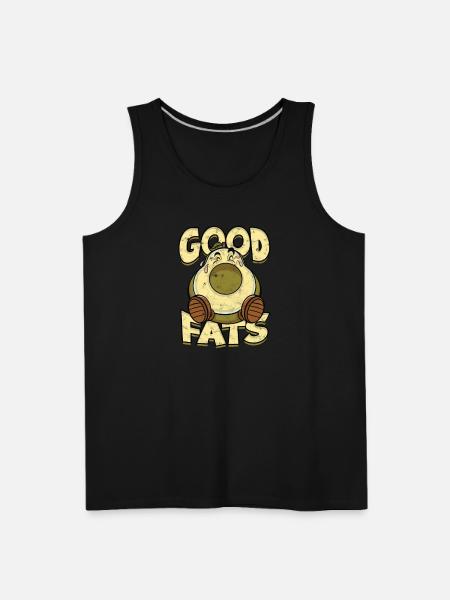 Good fats - Avocado - Men's Premium Tank - black