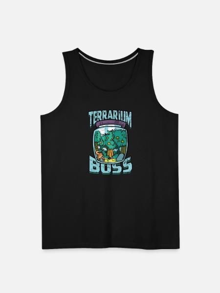 Terrarium Boss - Reptile - Men's Premium Tank - black