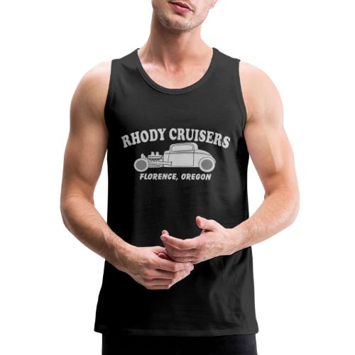 Rhody Cruisers Silver on Black - Men's Premium Tank