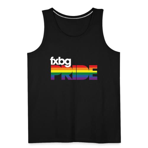 FXBG PRIDE Logo - WHITE - Men's Premium Tank