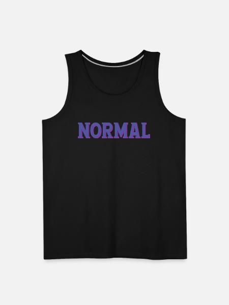 Normal - Men's Premium Tank - black