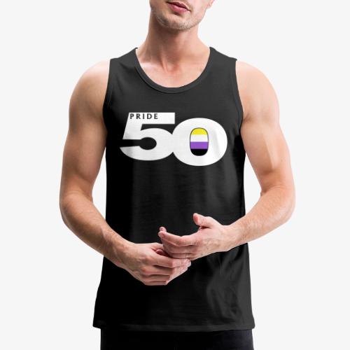 50 Pride Nonbinary Pride Flag - Men's Premium Tank