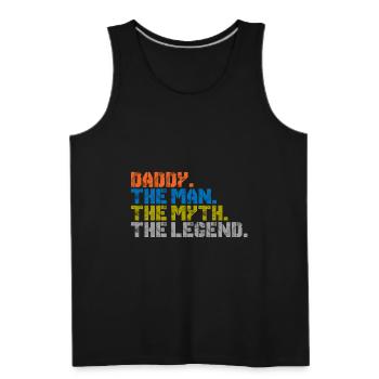 Daddy - Men's Premium Tank - black - Front
