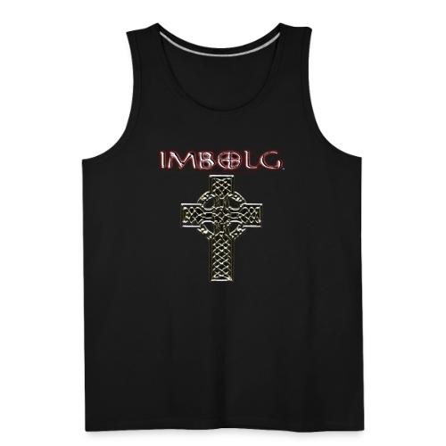 Imbolg Steel Logo with Celtic Cross - Men's Premium Tank