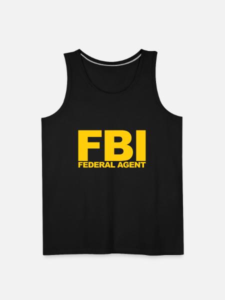 Fbi Federal Agent - Men's Premium Tank - black