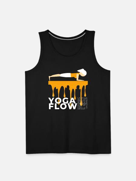Yoga Flow - Men's Premium Tank - black