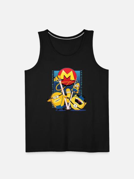 Minions Mega Minions With Super Powers - Men's Premium Tank - black
