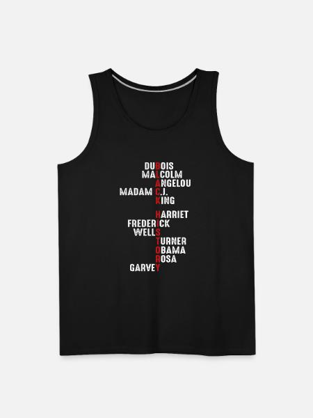 Black history shirt - Men's Premium Tank - black