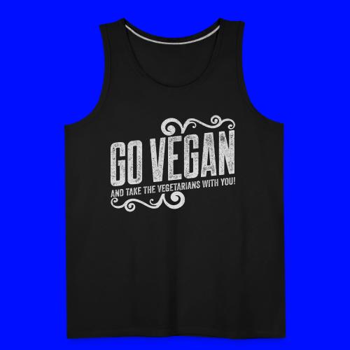 Go Vegan Print - Men's Premium Tank