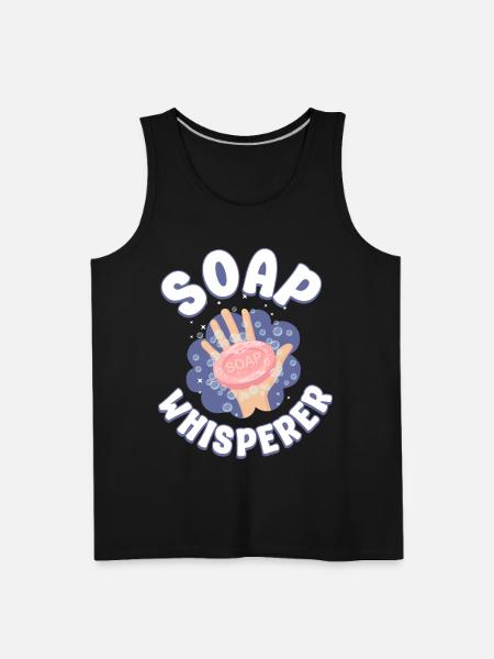 Soap Making Crafting Soap - Men's Premium Tank - black