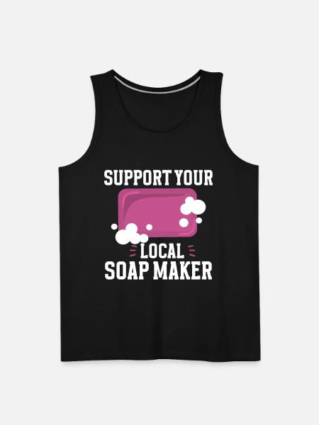 Soap Making Soap Maker - Men's Premium Tank - black