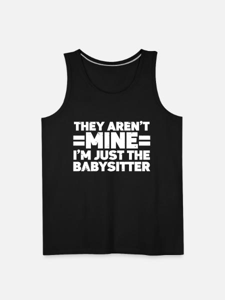 Babysitter Babysitting - Men's Premium Tank - black