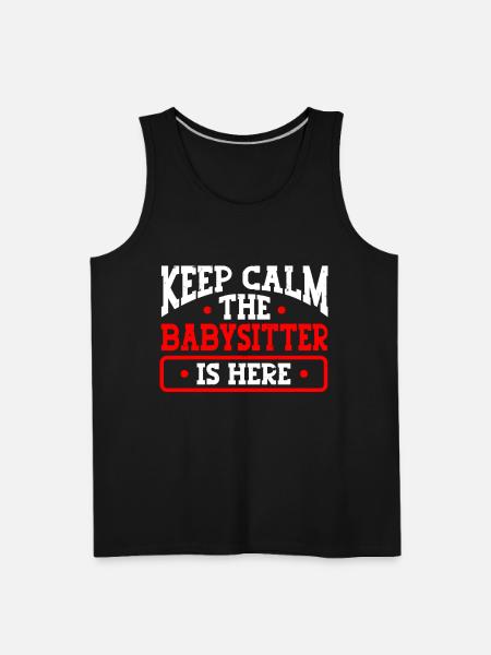Babysitter Babysitting - Men's Premium Tank - black