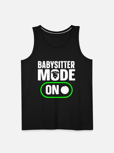 Babysitter Babysitting - Men's Premium Tank - black
