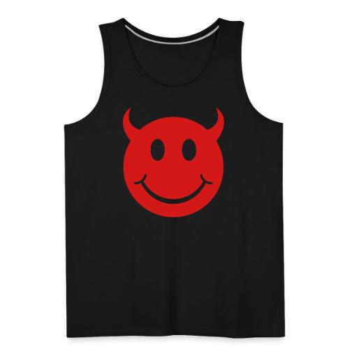 Smiley Devil Face - Men's Premium Tank