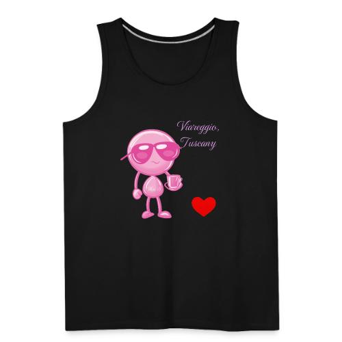 Smoon City_Viareggio Tuscany Pink - Men's Premium Tank
