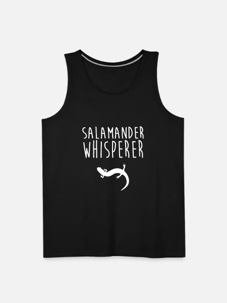 Salamander Tshirt - Men's Premium Tank - black