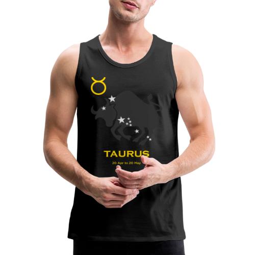 Taurus zodiac astrology horoscope - Men's Premium Tank