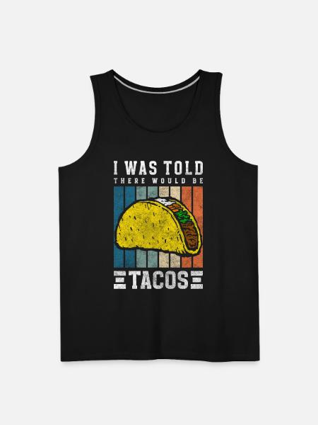 Mexican Delicious Foodie - Men's Premium Tank - black