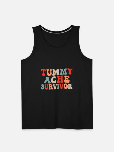 Tummy Ache Survivor - Men's Premium Tank - black
