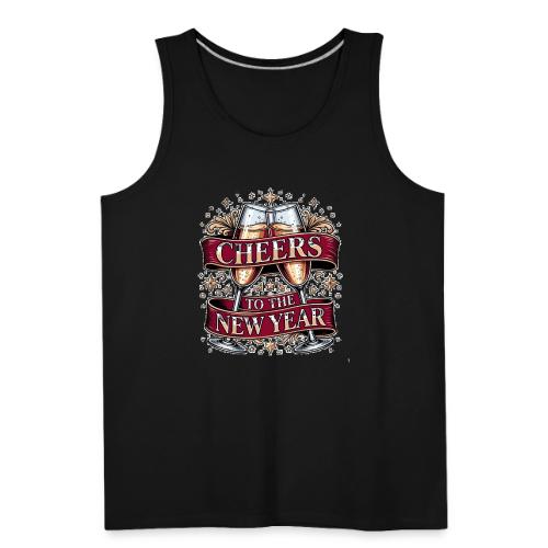 New Year's Champagne T-Shirt - Men's Premium Tank