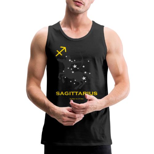 Sagittarius zodiac astrology horoscope - Men's Premium Tank